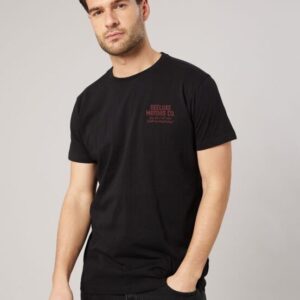 DEELUXE Camiseta de hombre de corte regular con estampado de motocicleta vintage 757201